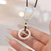 Colar da Paz Yongcheng S999 Prata Pura Estilo Chinês, Corrente de Clavícula Retrô Artística Elegante Vintage Atacado