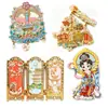 ¡Guau, imanes para refrigerador con boletos de Harbin personalizados mostrando los puntos de referencia de la ciudad, un creativo regalo magnético para refrigerador de aleación de zinc