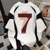 Camisetas Casuais com Estampa Digital de Manga Curta para Homens e Mulheres, Design Solto para o Verão 2025, Tops Versáteis para Casais Ins