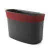 Cubo de basura para coche, colgante para el respaldo del asiento, puerta, caja de almacenamiento multifunción, bolsa de basura, suministros para guardar objetos diversos del coche