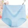 [Venta al por mayor] Ropa interior de algodón para mujer, pantalones de cintura alta para el vientre, bragas posparto con relieve 3D de gran tamaño