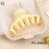 Qiyue Nuevo Pinza para el Cabello de Calabaza de Color Sólido Pinza de Tiburón Grande PC Exquisito Accesorio para el Cabello de Alta Gama para Mujeres Yiwu Al por Mayor