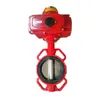 Válvula de Mariposa Eléctrica D971X-16 A Prueba de Explosiones Compacta Estándar Centro de Línea Caucho Sello Suave Salida de Válvula de Mariposa Dn80