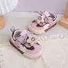 Tênis Esportivo Infantil Primavera e Outono Solado Macio Sapatos para Bebês Meninas Antiderrapantes Estilo Coreano Meninos Respiráveis Sapatos para Jardim de Infância