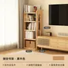 Estantería de madera maciza, estante de almacenamiento de pie, librero para el hogar, estante de almacenamiento abierto, vitrina de pared multicapa, estante de almacenamiento simple