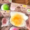 Juguete de Alivio del Estrés de PU Suave de Rebote Ultra Lento Tipo Bloque de Chocolate para Disparar y Exhibición