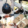 Nuevo producto transfronterizo: Colgante Acrílico de Gato Crema, Adorno para Espejo Retrovisor de Coche, Lindo Accesorio de Gatito Blanco y Negro