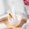 Tigela de Máscara de Silicone, Tigela de Máscara Macia, Palito Colher, Ferramenta de Mistura, Conjunto de Três Peças, Espátula, Especial para Salão de Beleza Facial Spa