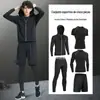 Roupas de Fitness Primavera e Verão Ficção Científica Masculinas Alta Elasticidade Roupa Esportiva de Basquete Corrida Secagem Rápida Respirável Roupas Apertadas Roupas de Treino
