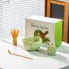 Juego de Té Matcha Transfronterizo de 7 Piezas Tazón de Matcha Japonés Petal con Boquilla Caja de Color Juego de Batidor de Té Amazon