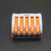 Bloque de Terminales Enchufable Cableado de Edificios Dos Entradas Dos Salidas Conector de Cable Eléctrico Conector Kv212 Cableado sin Tornillos