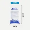 Bolsa de Hielo Autoabsorbente, Conservación y Refrigeración de Alimentos Reutilizable Especial para Llevar Bolsa de Hielo Desechable sin Agua Bolsa de Hielo