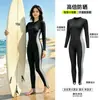 Traje de Banho Feminino Peça Única Manga Longa Calça Longa para Surfe, Natação, Snorkel, Proteção Solar, Secagem Rápida, Cobertura da Barriga, Emagrecimento, Fato de Mergulho