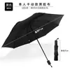 Paraguas Extra Grande Hombres y Mujeres Doble Manual Inverso Doble Uso Sol y Lluvia Ampliado y Reforzado Plegable para Estudiantes Engrosado Parasol Grande