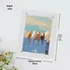 Placa de Exibição de Preços de Produto Acrílico Transparente Magnético Forte Transfronteiriço Moldura Magnética de Parede para Foto Polaroid Parede de Fotos