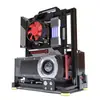 Estrutura de Gabinete Aberto em Liga de Alumínio Plataforma de Teste Suporte Criativo DIY Mini-ITX MATX EATX Dupla Via