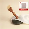 Raspador de ojos de loto pequeño de resina Zhuque Sanzhuo mejorado, bastón pequeño con forma de pezuña para aliviar los músculos faciales, peine de masaje de meridianos, sándalo