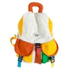 Mochila para padres e hijos con costuras de color contrastante para niños y niñas, mochila dopamina para exteriores, mochila ligera para estudiantes de jardín de infantes, bolsa escolar