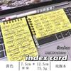 Retro americano ins Vento cartão palavra taquigrafia espiral livro estudante exame de admissão de pós-graduação com quadrado portátil PVC caderno durável