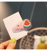 K-Style de Presilhas de Cabelo de Frutas Doces para Bebês e Crianças Lantejoulas Coloridas Presilhas Laterais Transparentes Presilhas Laterais Acessórios de Cabelo Fofos