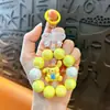 Colgante de Cadena para Teléfono de Muñeca Linda Estilo Ins Llavero Llavero de Moño Cadena para Bolso para Mujeres