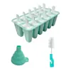 Formas de Silicone para Sorvete Prontas, com 4 e 6 Cavidades, Silicone de Grau Alimentício, Uso Doméstico DIY, Artesanal, Reutilizável