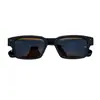 Gafas de Sol Cuadradas de Lujo Hechas a Mano Kirwin Jmm Moda Transfronteriza Esmeralda para Hombres y Mujeres Gafas de Sol de Moda Top