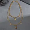 Joyería Cruz Punk Estrella de Cinco Puntas Cadena Decorativa para Cintura Accesorios Joyería Hip Hop para Mujer Cadena de Metal Cadena para Pantalones Venta al por Mayor