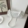 Lujo ligero moda callejera gran capacidad elegante lunares 2026 portátil de mano axila hombro cuadrado pequeño bolso para mujer
