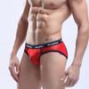 Calzoncillos triangulares de malla transparente para hombre, ropa interior de nailon con forma de U y triángulo, de seda helada