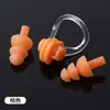 Nuevos Tapones para Oídos Suaves de Silicona para Natación Anti-Caída, Unisex, Pinza para la Nariz Anti-Asfixia, Venta Directa de Fábrica, Al por Mayor, Anti-Caída