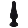 Sm Productos Sexuales Eróticos al por Mayor Tapón Anal de Silicona Juguetes Sexuales para Adultos Negro Color Carne Dispositivo de Expansión Anal Suave
