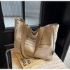Bolsa de comércio exterior feminina 2024 nova bolsa de grande capacidade para deslocamento diário outono e inverno bolsa de ombro para todos os tipos de estudantes universitários bolsa escolar