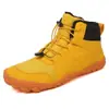 Nuevos zapatos de algodón gruesos de suela gruesa para otoño e invierno, para hombre y mujer, cómodas botas de nieve cálidas para exteriores con forro de felpa y zapatos de algodón casuales engrosados