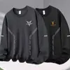 Camiseta de Manga Larga para Hombre Destacada, Estampado de Marca de Moda, Top Otoño/Invierno, Sudadera, Camiseta Interior Juvenil, Camiseta Base
