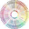 Ventas al por mayor de fábrica Changke pluma para diario de mano flash multicolor opcional pluma de gel transparente suave pluma fluorescente