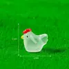 Paisaje en miniatura, paisajismo con musgo para jardinería, accesorios decorativos hechos a mano para bricolaje, figuras de animales lindas, luces nocturnas brillantes