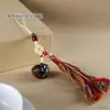 Sándalo Verde Doce Constelaciones Cadena para Teléfono Móvil Colgante para Bolso de Coche Colgante de Animal Pequeño Cordón Colgante Adorno de Borla de Colores