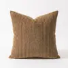 Fronha de Veludo Cotele de Cor Sólida Simples 2026 Novo Modelo Almofada de Sofá para Sala de Estar Quarto Fronha Decorativa Atacado
