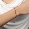 Collar de cadena O colorida de acero de titanio personalizado para combinar con todo temperamento, diseño nicho, pulsera, traje de joyería de la Reina Madre para mujer