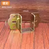 Bisagra de Cama de Acero Inoxidable Engrosada Placa de Cama Viga Transversal Soporte de Marco de Dragón Soporte de Hebilla en Forma de U Gancho de Conexión para Cama de Madera Sólida