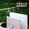 Tendedero Retráctil Fasola para Uso Doméstico, Herramienta a Prueba de Viento para Secar Edredones, Colgador de Ropa Extensible de Acero Inoxidable, Tendedero para Sábanas y Toallas