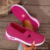Zapatos de Mamá 2026 Verano Slip-On Zapatos Casuales para Mujer con Suelas Suaves, Zapatos Cómodos para Caminar para Personas de Mediana Edad y Mayores, Zapato Transfronterizo