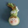 Muñeca Calabaza Tejida a Mano de Dibujos Animados Lindo Pequeño Ya Bolas Tejidas Colgantes Bolso Terminado Hecho a Mano