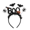 Nova Faixa de Cabeça Fantasma de Halloween Transfronteiriça Faixa de Cabeça Fantasma Brilhante Headwear de Festa Transfronteiriço Infantil Venda por Atacado