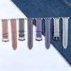 Adecuado para Correa de Reloj Iwatchs10 Ultraapplese9876 Piel de Vaca de Primera Capa Mezclilla Nueva Correa para Apple Watch