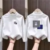 Camiseta Térmica de Forro Polar para Niños Capa Base Otoño Invierno 2026 Nuevo Estilo Ropa Interior Casual para Niños Top Cálido Cepillado