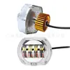 Fabricante Motocicleta Vehículo Eléctrico Faro LED de 4 Perlas Ojo de Ángel Ojo de Diablo Luz Doble Foco Faro de Coche Modificado