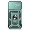 Capa de Celular Transfronteiriça Novo Modelo Design Simples com Janela Deslizante Adequada para Apple Ip17 Ring Pro Suporte 17Air Carro Montagem Magnética