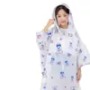 Impermeable Infantil con Compartimento para Mochila, Desechable, Empaquetado Individualmente, para Estudiantes de Primaria, Lindo Compartimento para Mochila Estampado